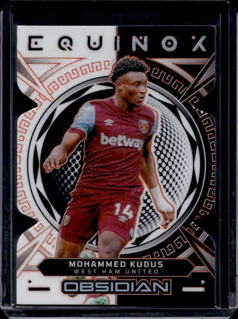 Mohammed Kudus 2023 Obsidian #12 Equinox - Electric Etch Orange /99 Price Guide - Sports Card ...