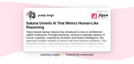 Sakana Unveils AI That Mimics Human-Like Reasoning