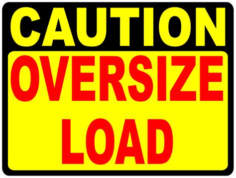 Backrack Oversize Load Sign at Marvin Wolbert blog