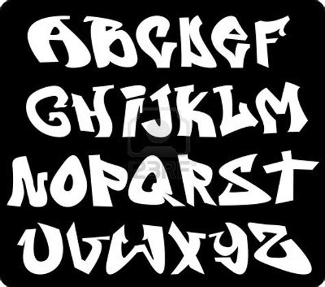Cool Graffiti Font Alphabet