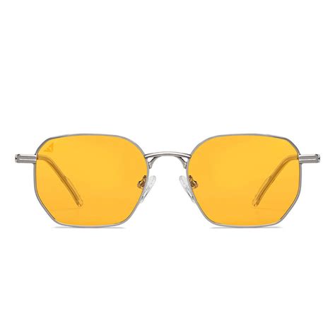 Buy Vincent Chase by Lenskart Yellow Oval Sunglasses-VC S14463 Online