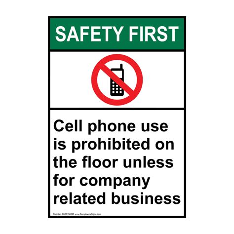 Cell Phone Use Prohibited Sign 的图像结果