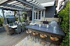 Outdoor Bar Kitchen by 20 Spectacular Outdoor Kitchens With Bars For Entertaining Outdoor Bar Kitchen