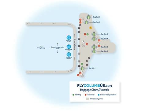 John Glenn Columbus International Airport Map (Most Up-To-Date) - All Maps