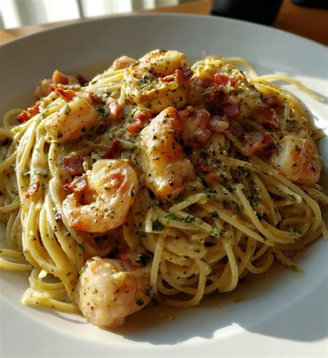 Chicken and Shrimp Carbonara: 5 Steps to Comforting Bliss – Vihaad Recipes