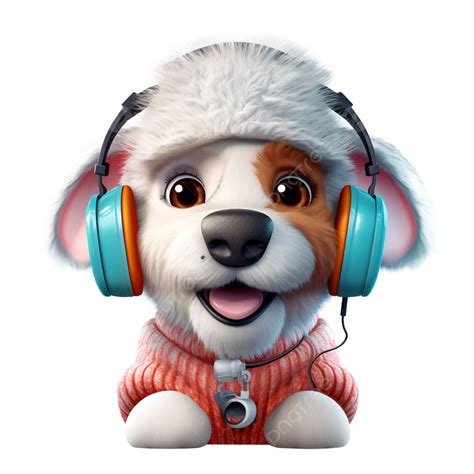 Chill Chaser Canine Winter Dog Clip Art With Transparent Background ...