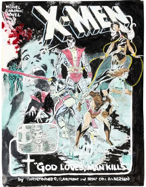 God Loves Man Kills Prelim Cover, in Migs DC's X-MEN NEW MUTANTS BY ...