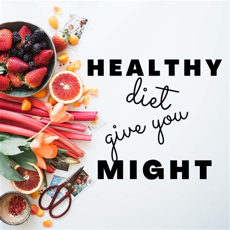 Colourful poster title 'healthy Diet, give you might'. - Brainly.in