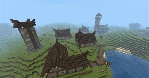 Medieval Minecraft Town Tutorial 的图像结果