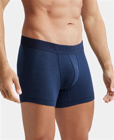 Buy Bamboo Cotton Elastane Breathable Mesh Trunk with StayDry Treatment ...