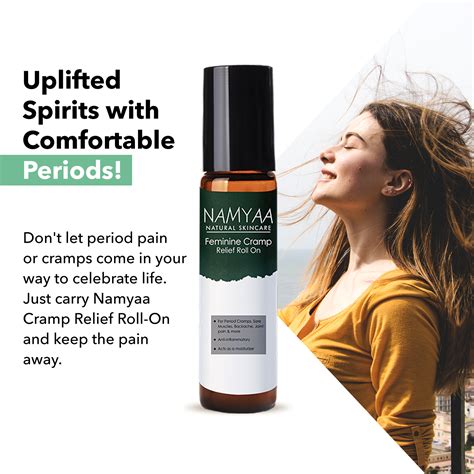 Buy Feminine Cramp Relief Roll-On for Period Pain – Namyaa Skincare