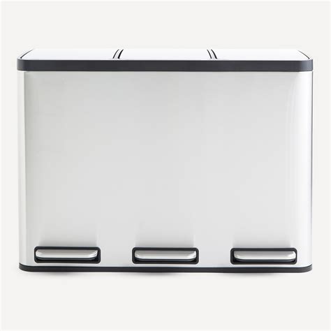 Cubo de basura con pedal 3 x 15 L Recicla Inox El Corte Inglés · El ...