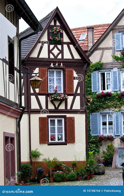 Traditional German house stock photo. Image of white - 15748744