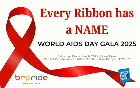 World AIDS Day Red Gala 2025, Capitol Park Museum, Baton Rouge, 6 ...