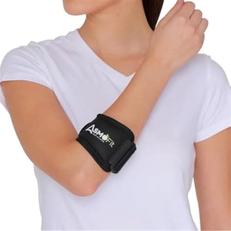 Buy Asmofit Tennis Elbow Support Brace with Adjustable Strap - Ideal ...
