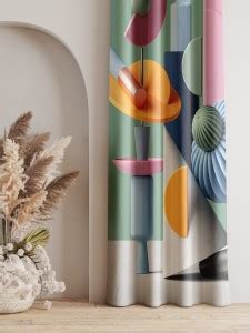 Ultimate Trends 152 cm (5 ft) Polyester Semi Transparent Window Curtain ...