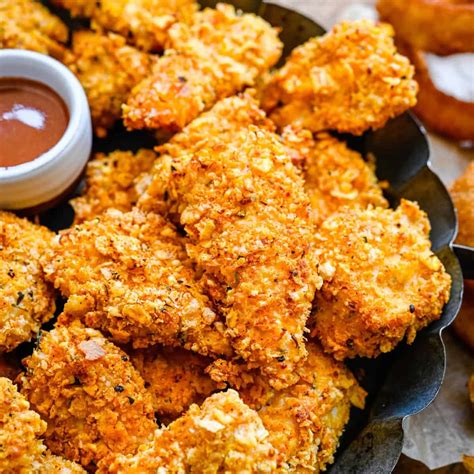 Cornflake Chicken Nuggets - The Country Cook
