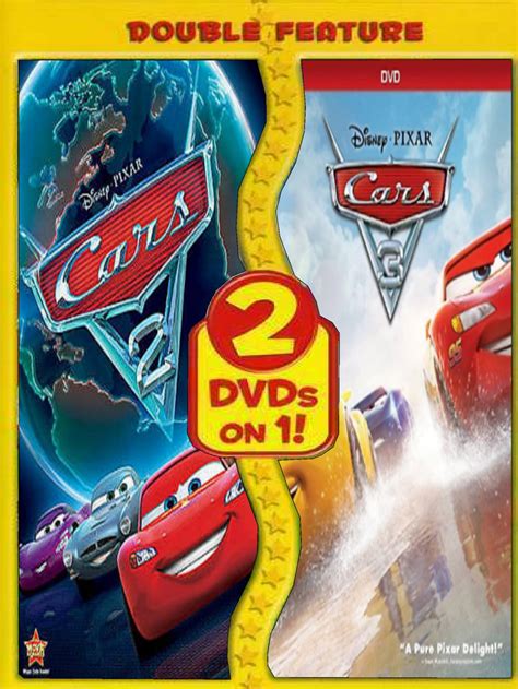 Cars 2/Cars 3 Double Feature DVD by weilenmoose on DeviantArt