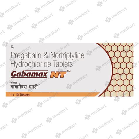 GABAMAX NT TABLET 10'S, Price, Composition & Generic Alternatives - Medkart