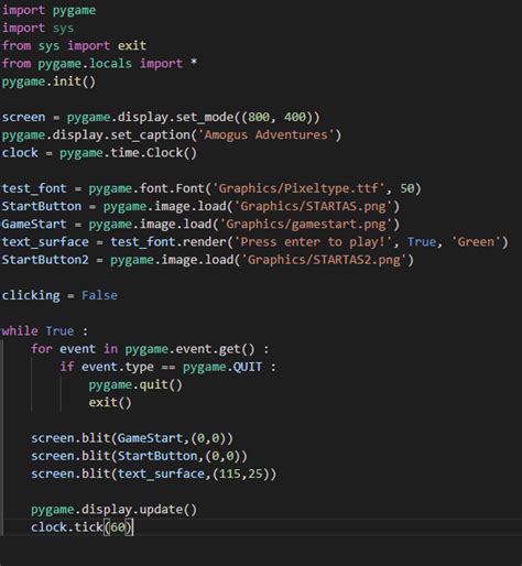Image result for How to Write Code for a Button in Pygame