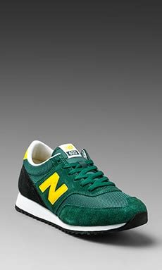 New Balance Classic CM620 Suede/Mesh in Green/Yellow/Black in Green ...