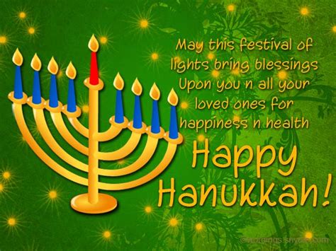 Happy Hanukkah Wishes, Greetings and Messages - Wordings and Messages
