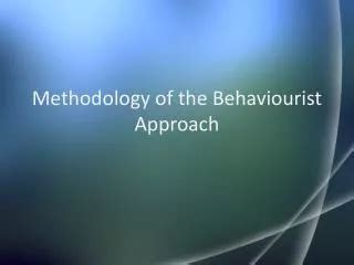 Behaviourist Approach 的图像结果