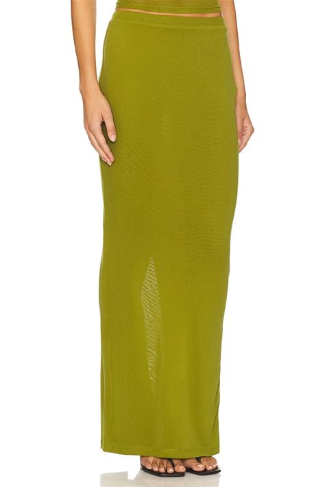 BY.DYLN Maddox Skirt in Pear Green | REVOLVE