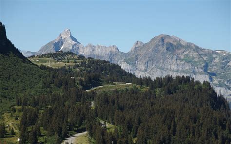 Download wallpaper 3840x2400 mountain, slope, landscape, aerial view 4k ...