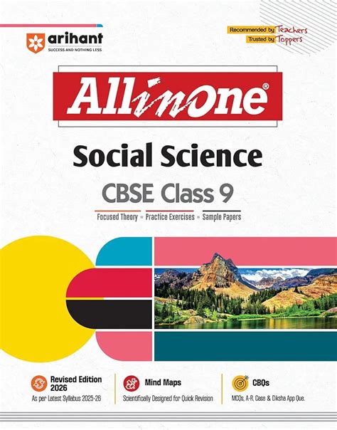 Arihant All in One Social Science Class 9 for CBSE Exams 2025-26 | Rev ...