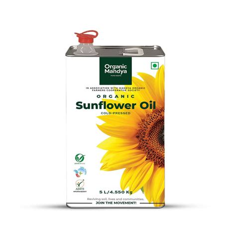 Buy Cold Pressed Sunflower Oil Online – Pure & Organic Cooking Oil