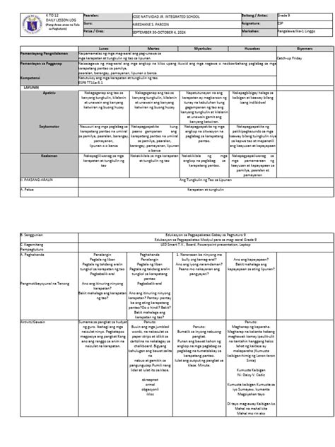 Image result for Grade 9 ESP Module