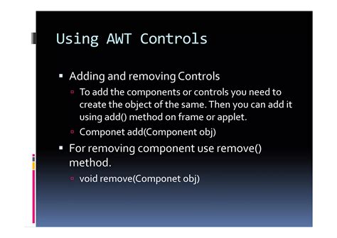 Image result for Abstract Window Toolkit Java GUI Programming