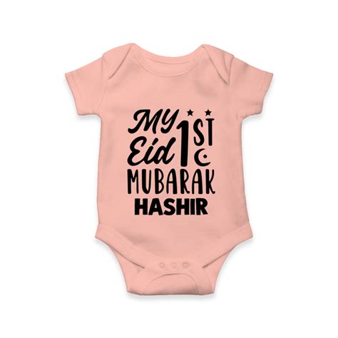My 1st eid mubarak Custom Romper – Anveshana Clothing