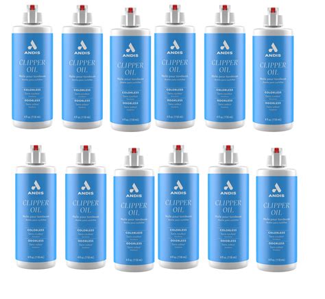 Andis Clipper Oil 12Pack - Barber Salon Supply
