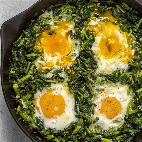 How To Cook Egg And Spinach