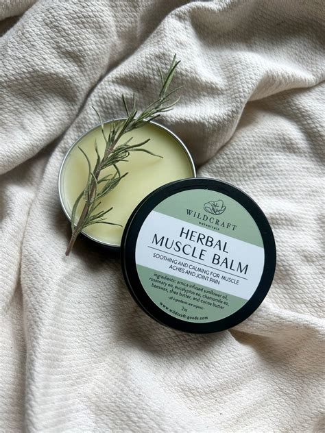 Herbal Muscle Balm – Natural Relief for Sore Muscles & Joints ...