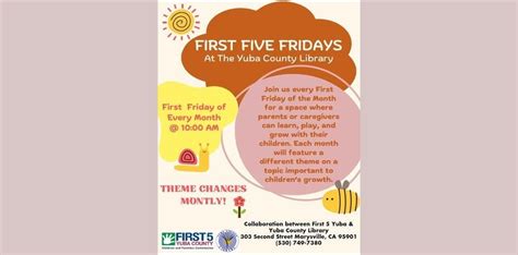 First 5 Friday: Potty Training Tips, Yuba County Library, Marysville, 5 ...
