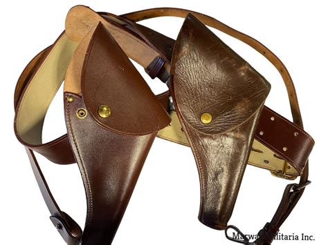 RCMP Sam Brown Belt with holsters & belt