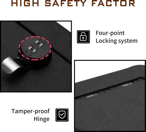 Buy TUOJUE Center Console Safe Gun Safe Box Fit for 2015-2020 Ford F150 ...