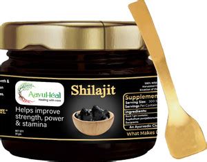 AAYUHEAL Himalayan Shilajit Resin 20G|Rich in Fulvic acid|(For Power ...