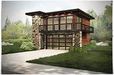 Modern Garage House Plans by Contemporary Garage W Apartments Modern House Plans Home Modern Garage House Plans