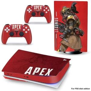 PSS PS5 Skin Apex Legend for Playstation 5 Disc Edition 1x Console Skin ...