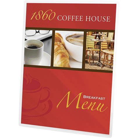Custom Full Color Menus, 11" x 17", Flat Sheet, White Opaque Smooth 80 ...