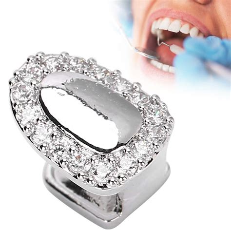 Grillz Single Tooth, Hip Hop Teeth Bling Teeth Accessory Decoration for ...