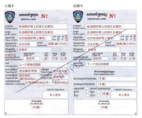 【超实用!】全球33个国家入境卡 中英文对照表!-搜狐