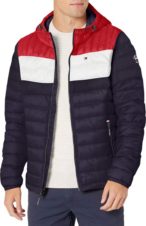 Buy Tommy Hilfiger Men's Water Resistant Ultra Loft Filled Hooded ...