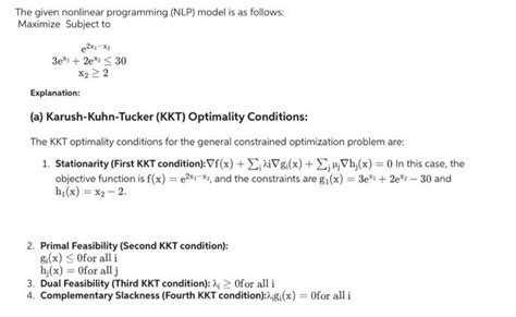 Image result for KKT Conditions Example
