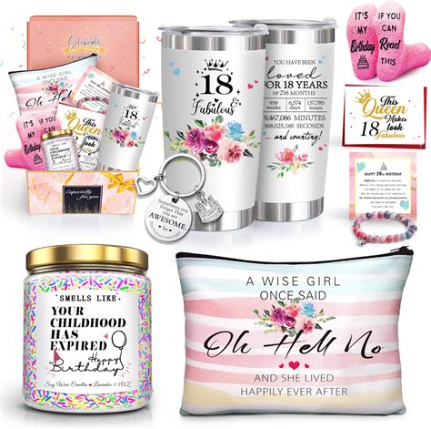 Amazon.com | 18 Year Old Girl Birthday Gifts - 18th Birthday Gifts for ...