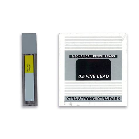 0.5mm Lead Boxes for Mechanical Pencils, HB Leads, Strong & Dark Leads ...
